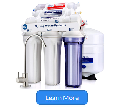 iSpring RCC7AK, NSF Certified, 6-Stage Superb Taste High Capacity Under Sink Reverse Osmosis Drinking Water Filter System